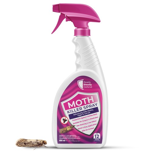 Moth killer spray 650ml - 650ml, |
