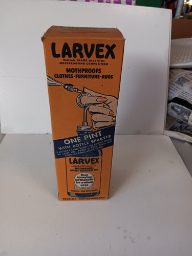 Vintage larvex spray moth - vintage,