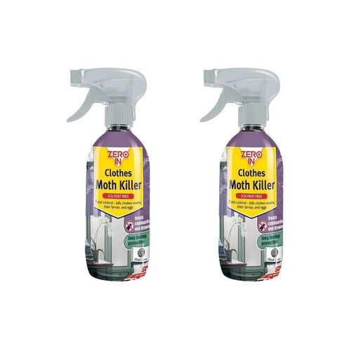 Zero clothes moth killer - 2x, in