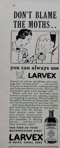 1939 larvex mothproofing fly - 1939,